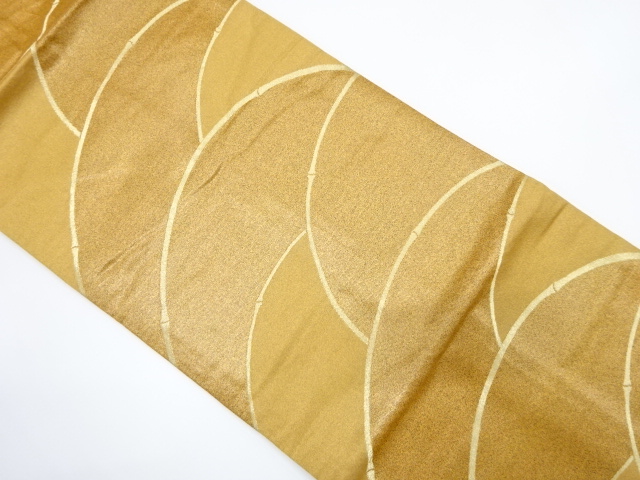 JAPANESE KIMONO / NAGOYA OBI / SILK / WOVEN BAMBOO